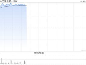 万国数据-SW今日再涨逾8% 近三周累计涨近50%