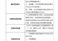 晋商银行大同分行被罚70万元：因个人消费贷款管理不到位等