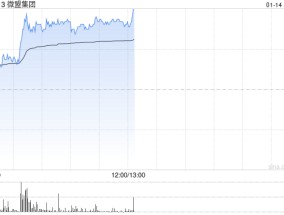 微盟集团早盘涨幅持续扩大 股价现涨超13%