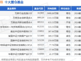 1月2日用友网络跌5.22%，万家行业优选LOF基金重仓该股