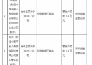 平安人寿吉林中心支公司被罚14.7万：因财务数据不真实等违法违规行为